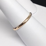 Set of 5 Two-Tone Sterling Silver/Gold-Filled Rings