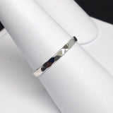 Set of 5 Two-Tone Sterling Silver/Gold-Filled Rings
